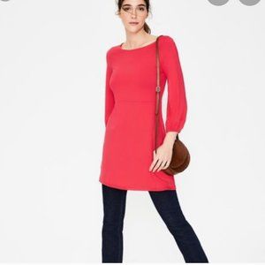 Boden Lucie Red Jersey Knit Mini Dress size 10R